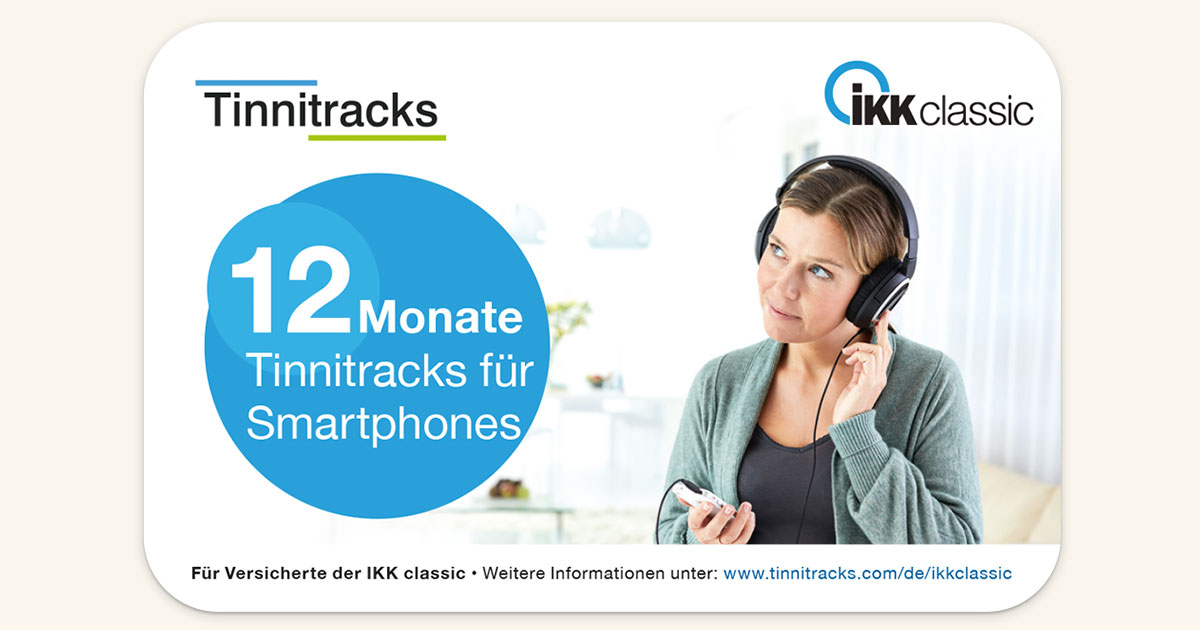 Ikk Classic Erstattet Die Tinnitracks Tinnitus Therapie